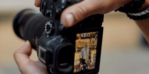 Someone learning to take digital photograph